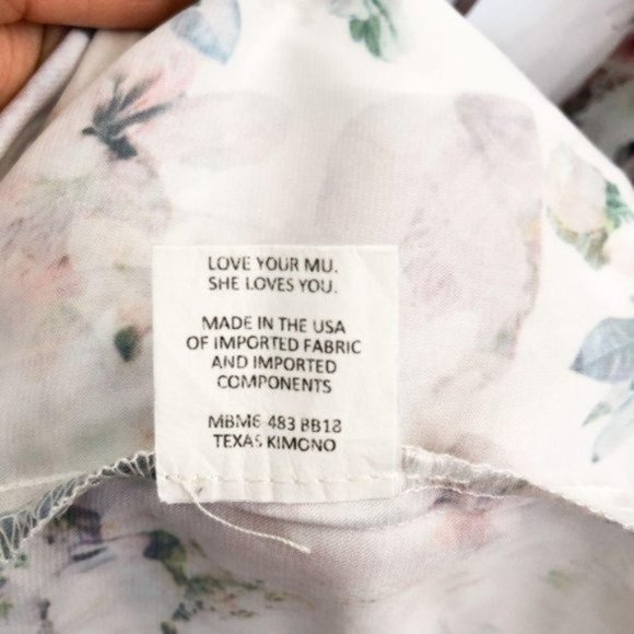 SHOW ME YOUR MUMU Floral Print Texas Kimono Medium RARE - Picture 10 of 12